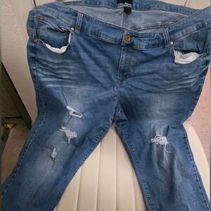 Celebrity Pink Women's Distressed Skinny Jean Size 24